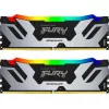 Модуль памяти  KINGSTON 64GB DDR5-6000MHz Kingston FURY Renegade RGB (Kit of 2x32GB) (KF560C32RSAK2-64), CL32-38, 1.35V 