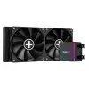 AIO Liquid cooling  XILENCE Liquid Cooler (XC982) "LiQuRizer 240 PRO" Performance A+ Socket 1700/2066/2011/1151/1150/1155/1156/1200 & AM5/AM4, up to 300W, 2x FDB Black Wing Fans:120x120x25mm, PWM fans: 500-1500rpm, 22.0-24.0 dBA, 63.41CFM, Pump head with ARGB lighting,  