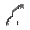 Держатель для монитора  GEMBIRD ARM FOR 1 MONITOR 17"-32" -  MA-DA1-02, ADJUSTABLE DESK DISPLAY MOUNTING ARM, GAS SPRING 2-8KG, VESA 75/100, ARM ROTATES, EXTENDS AND RETRACTS, TILTS TO CHANGE READING ANGLES, AND ALLOWS TO ROTATE DISPLAY FROM LANDSCAPE-TO-PORTRAIT MODE 
