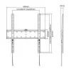 Настенное крепление  GEMBIRD TV-Wall Mount for 32-55"- Gembird "WM-55F-02", Fixed, max. 40 kg, Distance TV to Wall: 25 mm, max. VESA 400 x 400, Black 