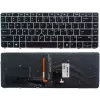 Tastatura  HP EliteBook 840 745 G3 G4 Series w/backlit w/trackpoint ENG/RU Silver Original 