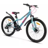 Bicicleta 24", 6 viteze, Turcoaza AIST Rosy Junior 1.1 бирюзовый 24 сталь 6 диск. механ. диск. механ. подростковый, женский 