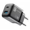 Зарядное устройство  Cellular Line Wall Charger GAN Cellularline, 2 Ports, PD + USB, 30W, Black 