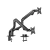 Diverse  GEMBIRD Table/desk 2-display mounting arm (rotate,tilt,swivel),17”-32”,up to 8 kg,VESA:75x75,100x100 