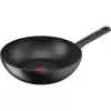 Tigaie Wok 28 cm, Aluminiu, Acoperire antiaderentă, Negru Tefal G2711953 