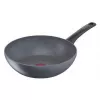 Сковорода Wok 28 cm, Aluminiu, Acoperire antiaderentă, Gri Tefal G1501972 