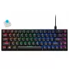 Игровая клавиатура  2E KG370 RGB 68key Gateron Blue Switch USB Black UKR 