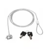 Док-станция  GEMBIRD LK-K-01 Cable lock for notebooks with 2 keys included, 4 mm steel cable 