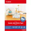 Hirtie roll  CANON MP-101D7X10 - Double Sided Matte Paper MP-101 7x10 (20 sheets), 0,275 mm, 240 g/m2. 