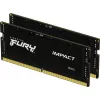 RAM  KINGSTON 32GB DDR5-6400MHz SODIMM FURY Impact (Kit of 2x16GB) (KF564S38IBK2-32), CL38, 1.35V, Black 