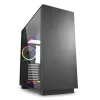 Carcasa fara PSU  Sharkoon PURE STEEL BLACK RGB ATX CASE, WITH SIDE PANEL OF TEMPERED GLASS 