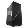 Carcasa fara PSU  Sharkoon RGB FLOW ATX Case, with Side Panel of Tempered Glass, without PSU 
