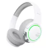 Наушники с микрофоном  EDIFIER G2BT WHITE / BLUETOOTH GAMING ON-EAR HEADPHONES WITH MICROPHONE, RGB, 3.5MM / BLUETOOTH V5.2, PLAYBACK TIME 20 HOURS (LIGHT ON); 36 HOURS (LIGHT OFF) 