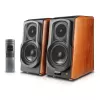 Boxa  EDIFIER S1000W, Hi-Fi 2.0/ RMS 120W (2x60W), Bluetooth V5.0 (aptX), Three-amping, Audio in: two digital (Optical, Coaxial) & two analog (RCA), Apple Airplay, Amazon Alexa (*), TIDAL Connect (**), and Spotify Connect, remote control, wooden 