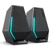 Boxa  EDIFIER Gaming G1500 Black, RMS 2x2.5W, Bluetooth V5.3, 12 light effects enhance the gaming experience, Bluetooth/USB sound card/AUX input available 