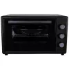 Cuptor electric 1600 W, Grill, Timer, Negru ZANETTI CE 48 BLACK Turbo Vertel 