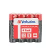 Батарея  VERBATIM Alcaline Battery AA, 4pcs, Pack Shrink 