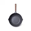 Tigaie Wok 28 cm, Aluminiu turnat, Negru FISSMAN Milano 14274  