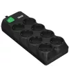 Prelungitor cu protectie 8 Sockets, 3.0m SVEN SF-08E-16, Black flame-retardant material