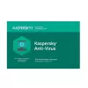 Antivirus  KASPERSKY Anti-Virus Eastern Europe Edition. 2-Desktop 1 year Base License Pack, Card 