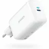 Incarcator  Anker PowerPort III Pod 65W, USB-C, PowerIQ 3.0, PPS, 3 travel plugs included (US/UK/EU), white 