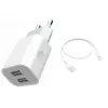 Incarcator  Jokade Wall Charger with Cable USB to Lightning Single Dual 5A Yiyue, White 