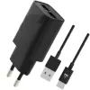 Зарядное устройство  Jokade Wall Charger with Cable USB to Type-C Dual Port 5A Yiyue, Black 