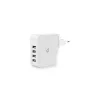 Incarcator  Ttec Wall Charger 4*USB-A 5.1A 25W, White 