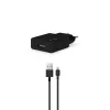 Incarcator  Ttec WALL CHARGER SMART TRAVEL WITH CABLE USB TO MICRO USB 2.1A (1.2M), BLACK 