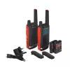Radio portabil  MOTOROLA WALKIE-TALKIE TALKABOUT T82, TWIN, IPX2, 16 CHANNELS, 10KM, BLACK 