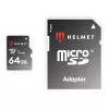 Card de memorie  HELMET MICROSD CARD (CLASS 10) UHS-I (U1) + SD ADAPTER, BASIC LINE, 64 GB 
