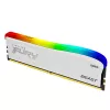 RAM  KINGSTON 32GB (Kit of 2*16GB) DDR4-3600 FURY® Beast DDR4 RGB Special Edition, PC28800, 1Rx8, CL18, 1.35V, Auto-overclocking, Asymmetric WHITE heat spreader, Dynamic RGB effects featuring Kingston FURY Infrared Sync technology, Intel XMP Ready (Extre 