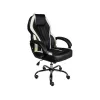 Офисное кресло  Magnusplus MC 073 negru cu linii bej 