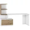 Стол офисный  MP Table 1 oak sonoma/white 