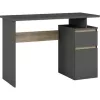 Masa de birou  Magnusplus Table 4 1.2m graphite/oak sonoma 