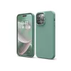 Husa  HELMET CASE LIQUID SILICONE IPHONE 14 PRO MAX, GREEN 