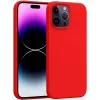 Husa  HELMET Case Liquid Silicone iPhone 14 Pro Max, Red 