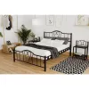 Кровать  MP Orkide 1.4x2.0 negru 