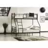 Dormitor pentru copii  MP 2 nivele Nova 0.9x2 + 1.4x2.0 negru 