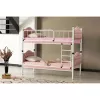 Dormitor pentru copii  Magnusplus 2 nivele Melis 0.9x2.0 roz LS 