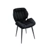 Scaun Velur, Negru MP DC 6098  