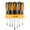 Набор отверток  Tolsen Set 7 surubelnite SL4.5x90/SL5,5x100/SL7x125/PH1x80/PH2x100/PZ1x80/PZ2x100 