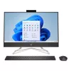 Computer All-in-One  HP 27" HP AiO 27-cr0016ci 27" FHD IPS Non-Touch, AMD Ryzen 5 7250U, 8GB LPDDR5 5500 (onboard), 512Gb M.2 PCIe NVMe SSD, AMD Integrated Graphics, CR, HD Cam, WiFi6 2x2 + BT5.2, HDMI, LAN, Wireless Keyboard and Mouse 510S, FreeDos, Jack Bl 