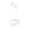 Наушники проводные  HELMET EARPHONES M2 SERIES LIGHTNING, WHITE 
