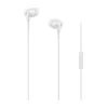 Наушники проводные  Ttec HEADPHONES IN-EAR WITH MICROPHONE 3.5MM POP, WHITE 