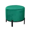 Puf Verde, Negru DP Kim 45 x 45 x 40
