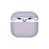 Accesoriu audio  Uniq Case Silicon Lino Hybrid Lilac for AirPods 3rd Gen, Lavander 