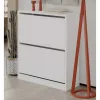 Comoda Pal melaminat, Alb MLAND CABINET TWO SECTION - WHITE 
