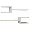Polița Alb MLAND FORK SHELF SET - WHITE 75 x 19.5 x 18