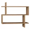 Polița Stejar MLAND PARALEL BOOKCASE - OAK 70 x 65.6 x 22